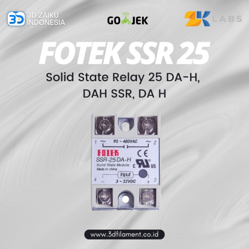 Fotek SSR Solid State Relay SSR 25 DA-H SSR DAH SSR DA H